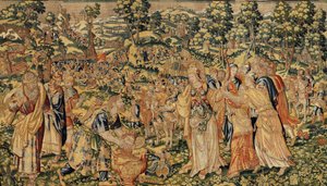 Příběh Cyruse II. Velikého, kolem roku 1590 (tapisérie) od Belgian School
