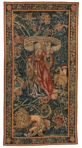 Gobelín, Sibylla Europa (jedna ze souboru šesti Sibyl obsahujících 46.134 až 45.139) s názvem 