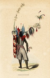 Warrior of Solor Island, Malé Sundy, Indonésie od Belgian School