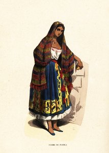 Žena z města Puebla, Mexiko od Belgian School