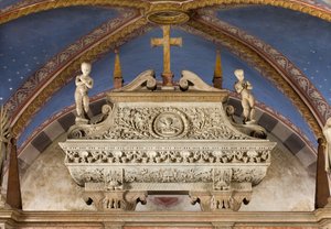 Krypta, Archa svatých Marcellina a Petra Exorcista, Sarkofág se sochami svatého Marcelina a svatého Petra Exorcista, Benedetto Briosco 1506-08