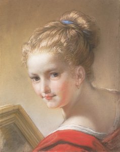 Studie dívky v červeném, 1717.