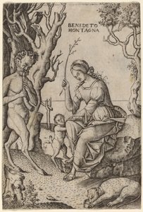 Rodina satyrů od Benedetto Montagna