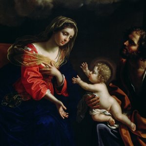 Svatá rodina, detail, 1682