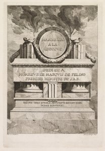 Řecká maškaráda: Věnovací stránka, 1771.