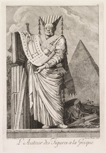 Řecká maškaráda: Autor řeckých figur Deska 10, 1771. od Benigno Bossi