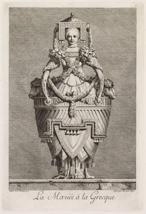 Řecká maškaráda: Deska řecké nevěsty 6, 1771. od Benigno Bossi