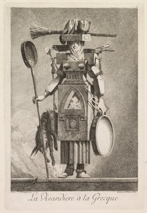 Maškaráda à la Grecque: La Vivandière à la Grecque Plate 2, 1771.