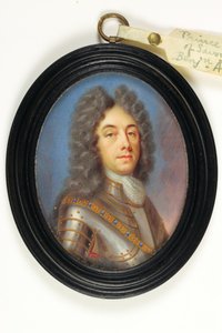Princ Evžen Savojský (akvarel na slonovině)