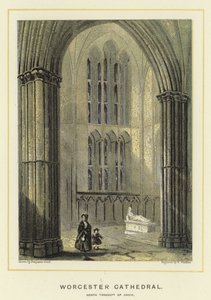 Worcesterská katedrála, severní transept chóru od Benjamin Baud