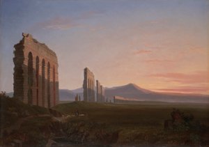 Pohled na římskou Campagna od Benjamin Champney