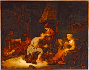 Obsluha lupy. 1630 ...