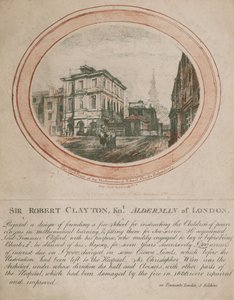 Západní fronta matematické školy, Christs Hospital, 1775