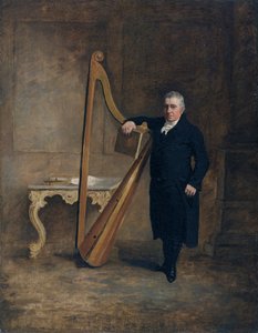 Harfistka rodiny Corbetů z Griffith Owen, kolem roku 1812 (olej na plátně) od Benjamin Marshall