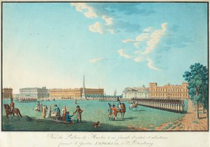 Mramorový palác v Petrohradě, c. 1800