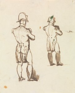 Studie pro Napoleona Bonaparta od Benjamin Robert Haydon