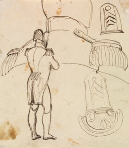 Studie pro Napoleona Bonaparta od Benjamin Robert Haydon