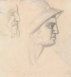 Studie mužských hlav od Benjamin Robert Haydon