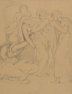 Studie dramatické scény od Benjamin Robert Haydon