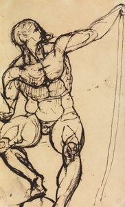 Studie mužského aktu od Benjamin Robert Haydon