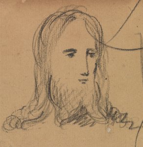 Studium tváře Ježíše od Benjamin Robert Haydon