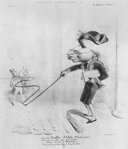 Karikatura Adolphe Adam (1803-56), z Pantheon Charivarique