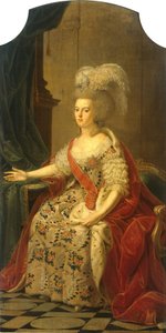 Portrét pruské princezny Wilhelminy Oranžské (1751-1820)