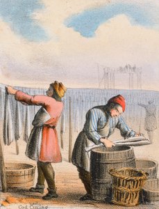 Curing tresky, c1845
