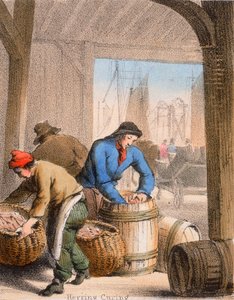 Sleď Curing, c1845 od Benjamin Waterhouse Hawkins