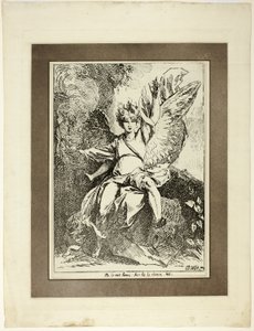 Anděl vzkříšení, z prvního čísla Vzorků polyautografie od Benjamin West