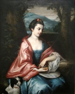 Ann Allen, později paní John Penn od Benjamin West