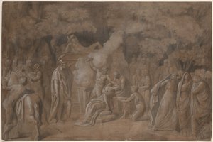 Smrt Ifigenie (?) od Benjamin West