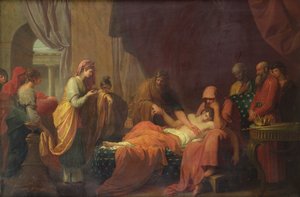 Erasistratus z Ceos od Benjamin West