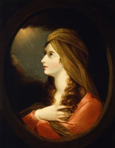 Portrét dámy, konec 18. století od Benjamin West