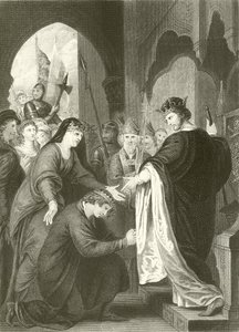 Podřízení prince Johna Richardu I od Benjamin West