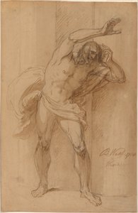 Studie pro Ukřižování od Benjamin West