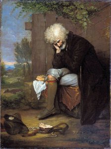 Poutník oplakávající svého mrtvého osla od Benjamin West