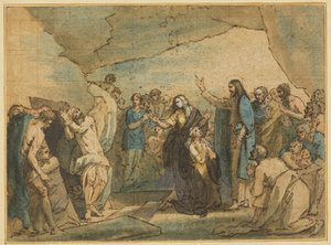 Vzkříšení Lazara od Benjamin West