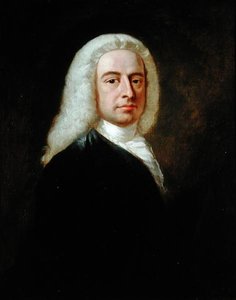 Portrét soudce Christophera Robinsona (olej na plátně)