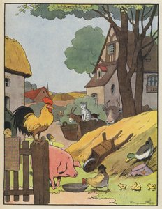 Zvířata na hospodářském dvoře od Benjamin Rabier