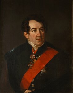 Portrét básníka Dmitrije Osipoviče Baranova 1773-1834, konec 20. let 19. století