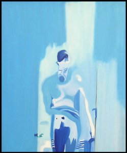 Homme idéal en contrejour surxposé, 2000 (olej na plátně) od Benoit Erwann Boucherot