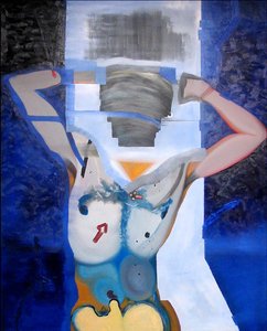 Homme libre, 2006 (olej a akryl na plátně) od Benoit Erwann Boucherot
