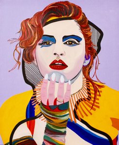 La Nef des fous: Astrid, 2020 (olej na plátně) od Benoit Erwann Boucherot
