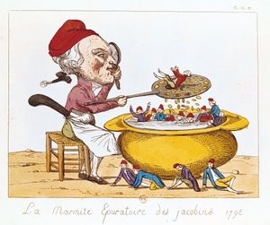 Očistný hrnec jakobínů, 1793 od Benoit Louis Henriquez