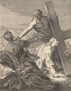 Kristus nesoucí kříž, 1680-1719. od Benoit Thiboust