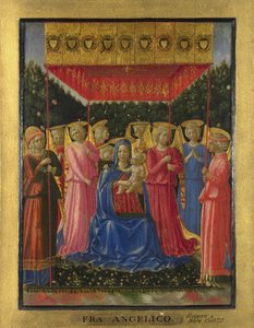 Panna a dítě s anděly, c. 1450