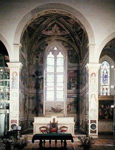 Epizody ze života svatého Augustina, 1463-65 (viz také 192535, 192550, 192551, 192553, 192554) od Benozzo di Lese di Sandro Gozzoli