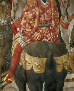 Klanění mudrců (freska) od Benozzo di Lese di Sandro Gozzoli