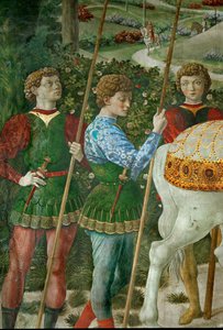 Klanění mudrců (freska) od Benozzo di Lese di Sandro Gozzoli